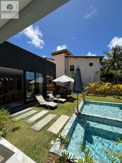 Casa à venda em Camaçari, Guarajuba, com 5 quartos, com 247 m², Condomínio Sol