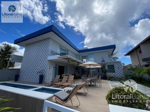 Casa à venda em Camaçari, Guarajuba (Monte Gordo), com 6 suítes, com 350 m², Condomínio Paraíso