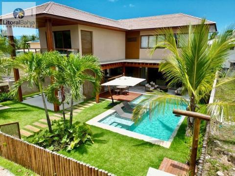 Casa à venda em Camaçari, Guarajuba, com 5 suítes, com 351 m², Condomínio Paraíso