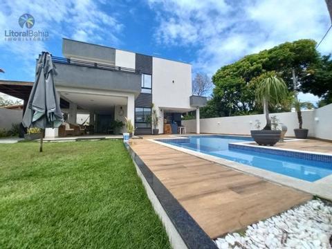 Casa à venda em Camaçari, Guarajuba (Monte Gordo), com 5 suítes, com 400 m², Condomínio Paraíso