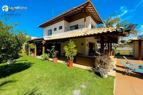 Casa à venda em Camaçari, Guarajuba (Monte Gordo), com 4 suítes, Paraíso dos Lagos